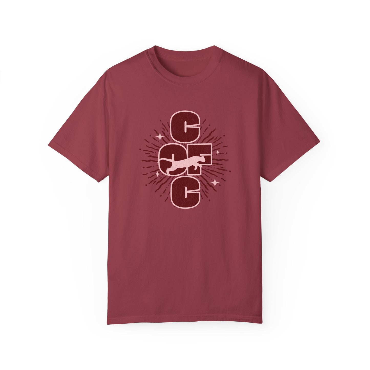 College of Charleston 'Burst of Pride'  Tee | C of C Cougars Garment-Dyed T-shirt | Gameday Apparel for Charleston Athletics and Fans
