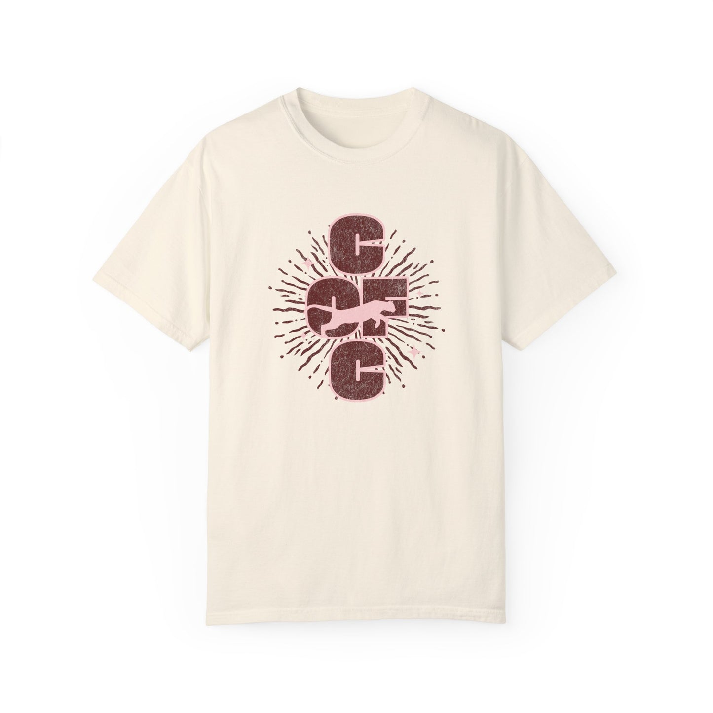College of Charleston 'Burst of Pride'  Tee | C of C Cougars Garment-Dyed T-shirt | Gameday Apparel for Charleston Athletics and Fans