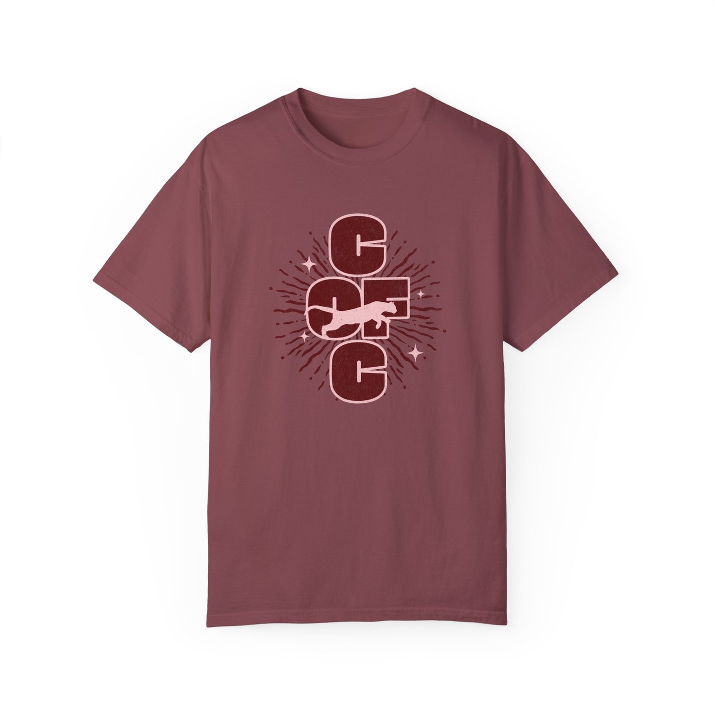 College of Charleston 'Burst of Pride'  Tee | C of C Cougars Garment-Dyed T-shirt | Gameday Apparel for Charleston Athletics and Fans