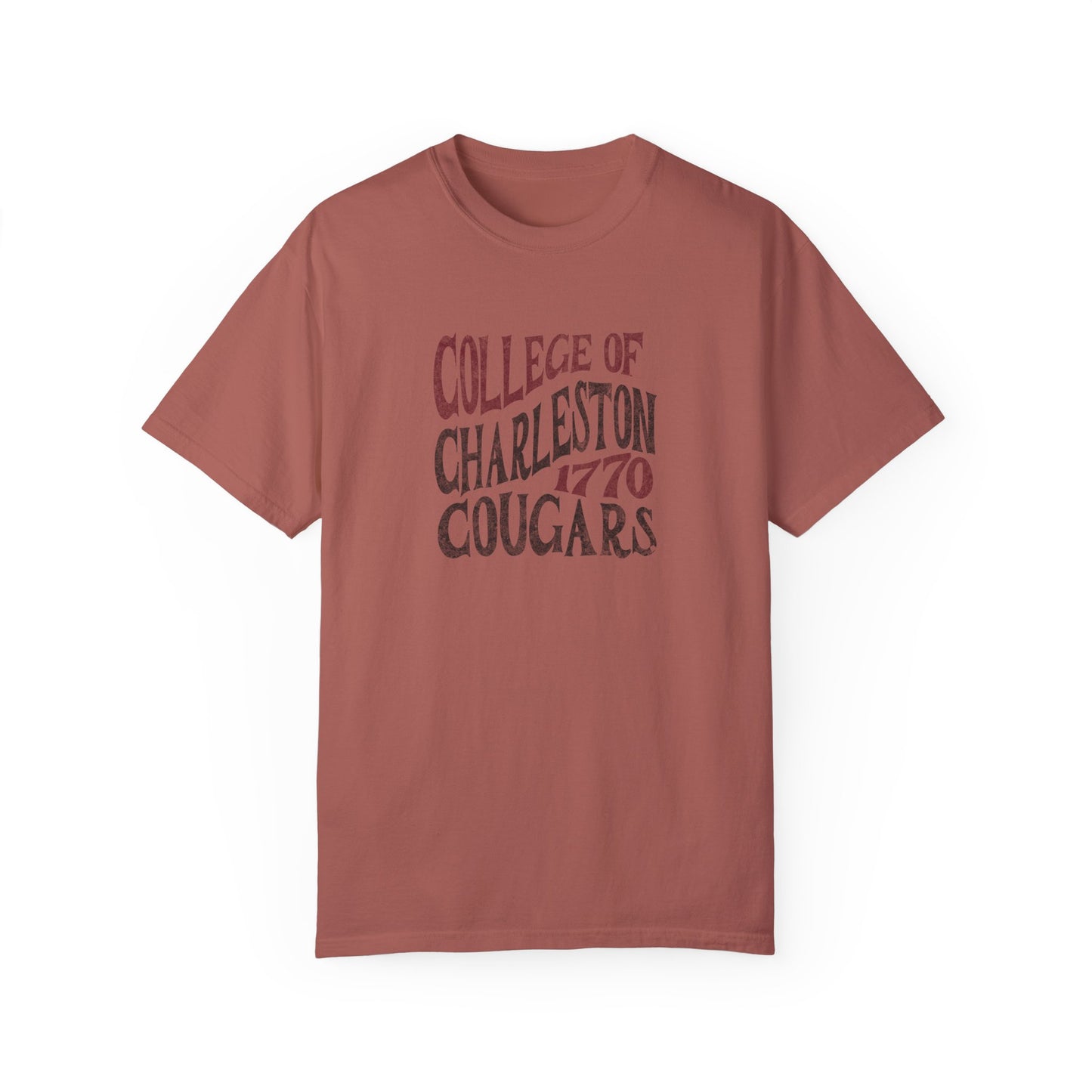 College of Charleston "Traditions" Tee | Charleston Cougars Unisex Garment-Dyed T-shirt | C of C Game Day Tailgate Shirt