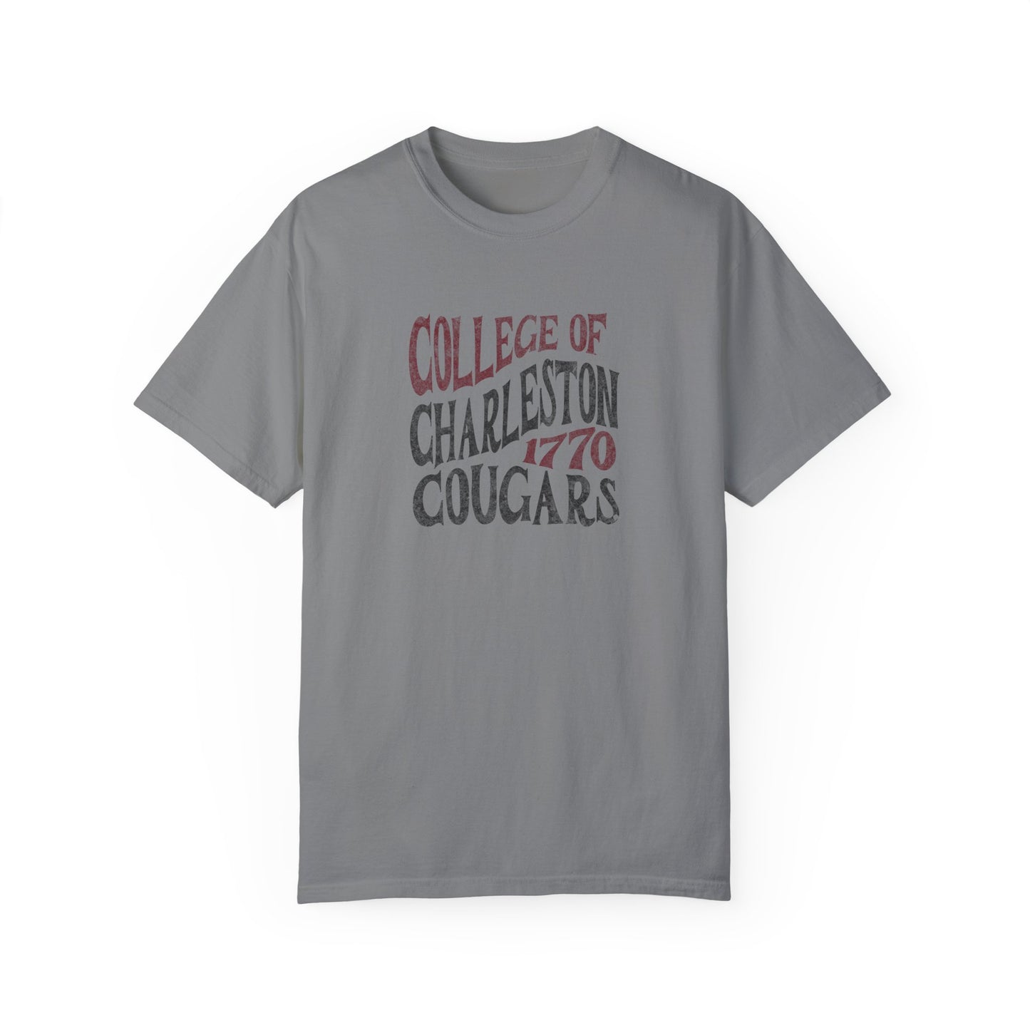 College of Charleston "Traditions" Tee | Charleston Cougars Unisex Garment-Dyed T-shirt | C of C Game Day Tailgate Shirt