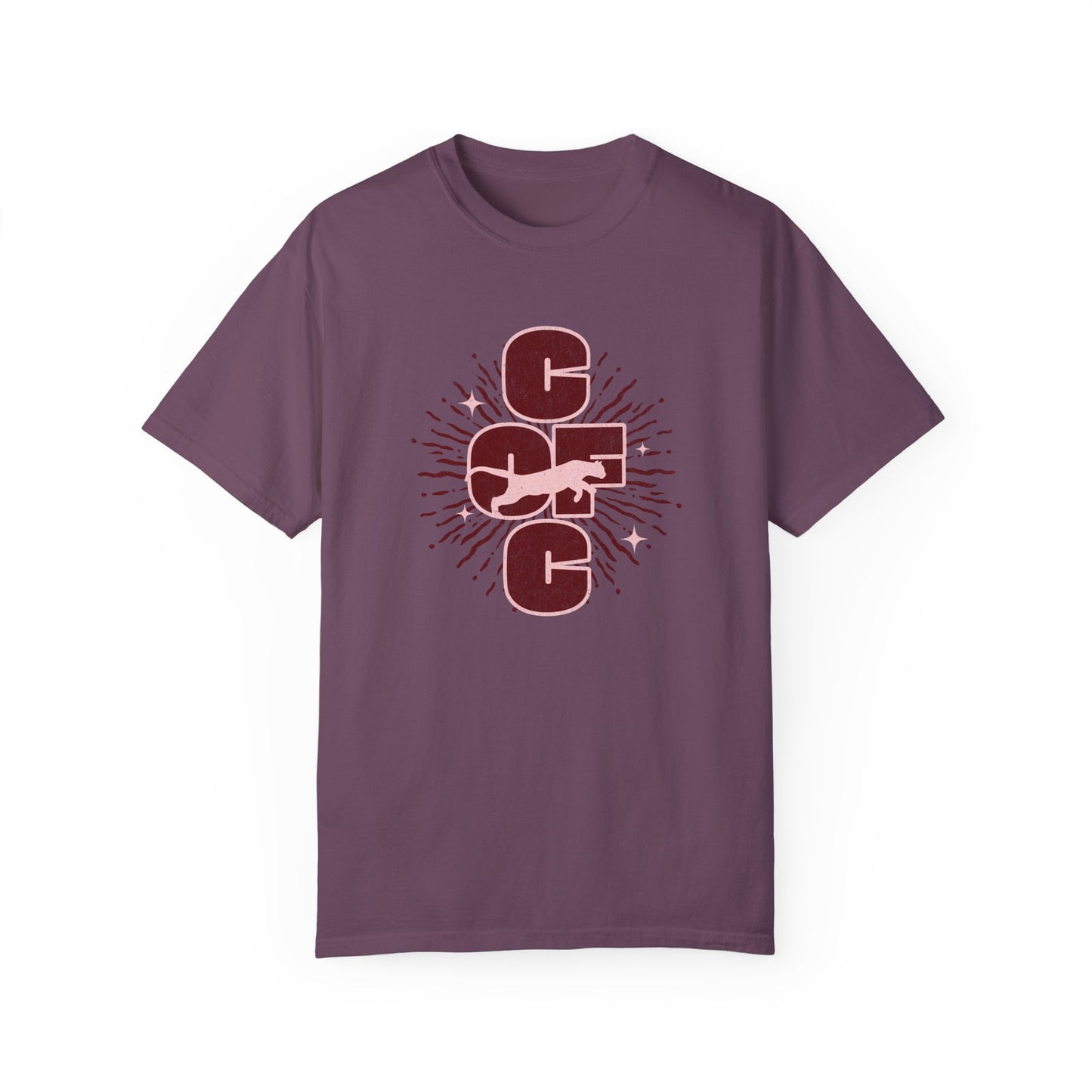 College of Charleston 'Burst of Pride'  Tee | C of C Cougars Garment-Dyed T-shirt | Gameday Apparel for Charleston Athletics and Fans