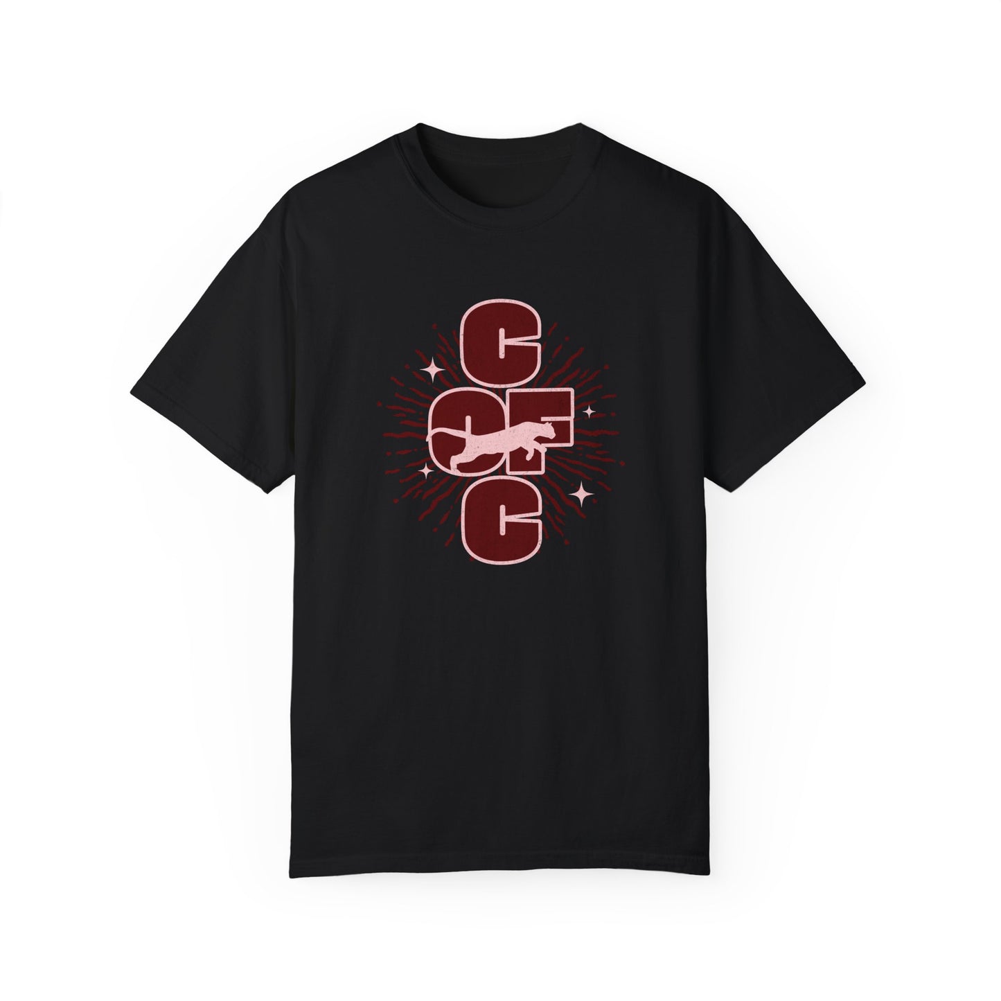 College of Charleston 'Burst of Pride'  Tee | C of C Cougars Garment-Dyed T-shirt | Gameday Apparel for Charleston Athletics and Fans
