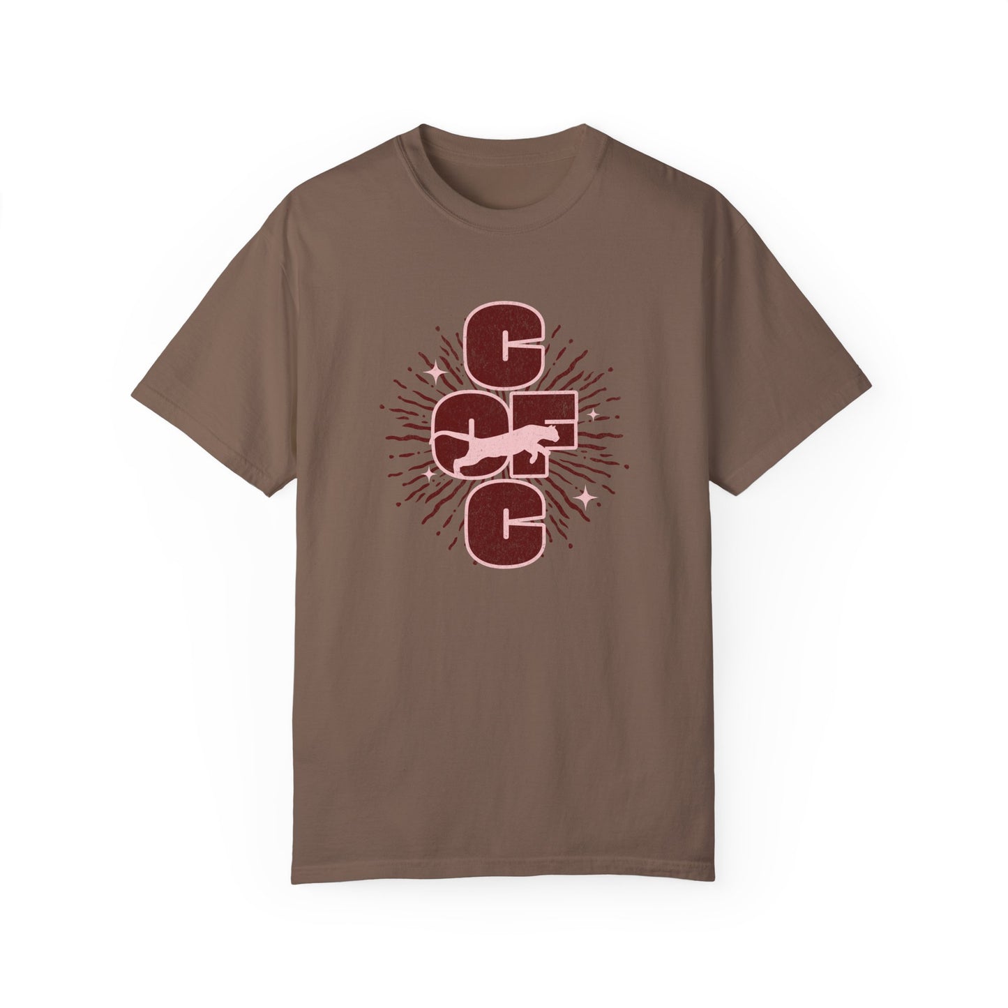 College of Charleston 'Burst of Pride'  Tee | C of C Cougars Garment-Dyed T-shirt | Gameday Apparel for Charleston Athletics and Fans